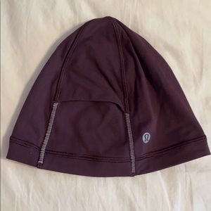 Lululemon purple active wear beanie